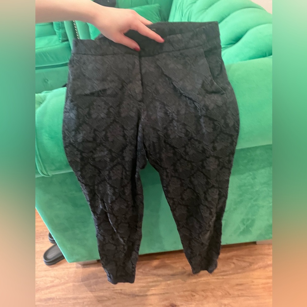 Size small black fitted trousers